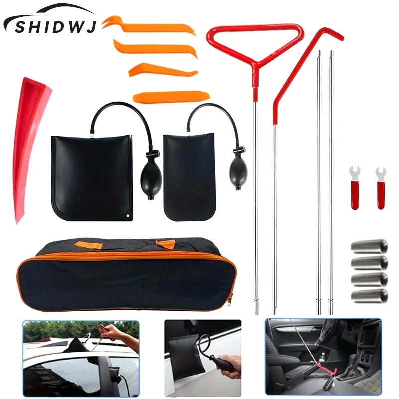 

Car Dent Repair Door Maintenance Tool Stainless Steel Rod Interior Trim Remove Driver Wedge Installation Positioning