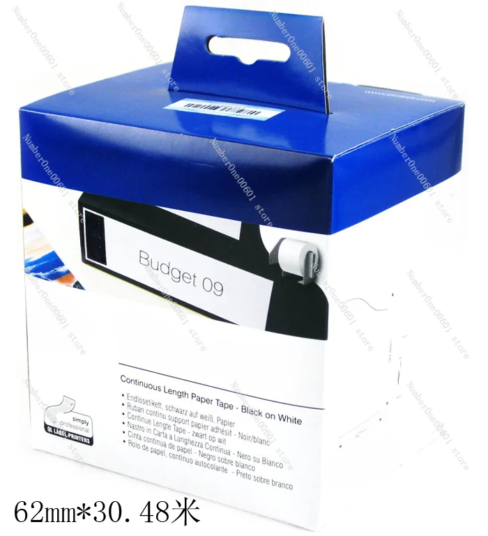 

Label Machine Ribbon for DK-22205 Continuous 62mm Label Paper 22210 Self-adhesive QL-800 1100