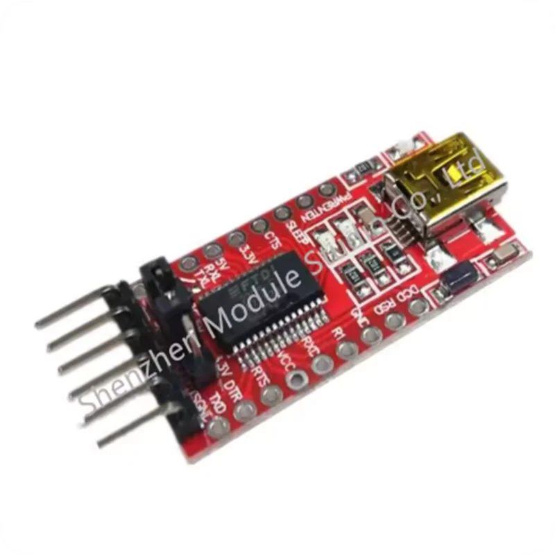 1 sztuk FT232 FTDI USB na TTL 3.3V 5V linia pobierania Mini moduł adaptera interfejsu FT232RL gorąca sprzedaż produktów FTDI232 — zdjęcie 6