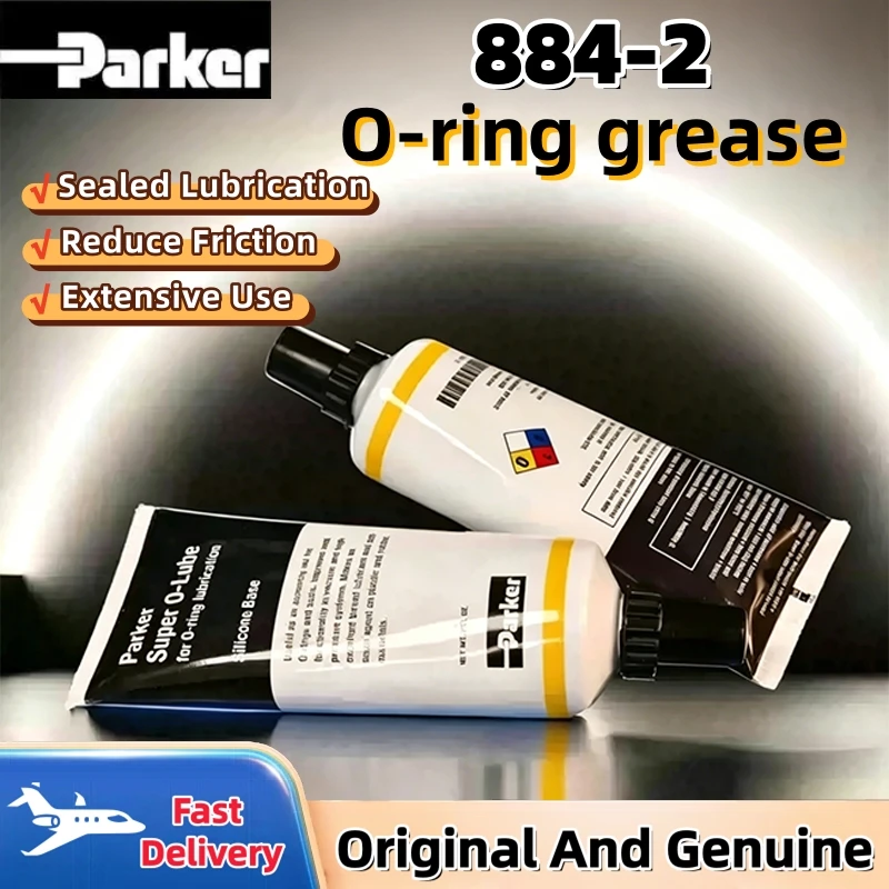 Parker Super O-Lube 884-2 High Viscosity Silicone Lubricant O-Ring Seal Lubricant for All Rubber Polymers