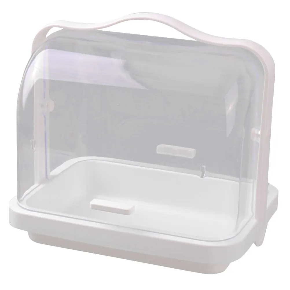 

Cake Display Box Decorative Dustproof Storage Tray Large Smooth Surface for Wedding Birthday Party Fruit Dessert Stand Food