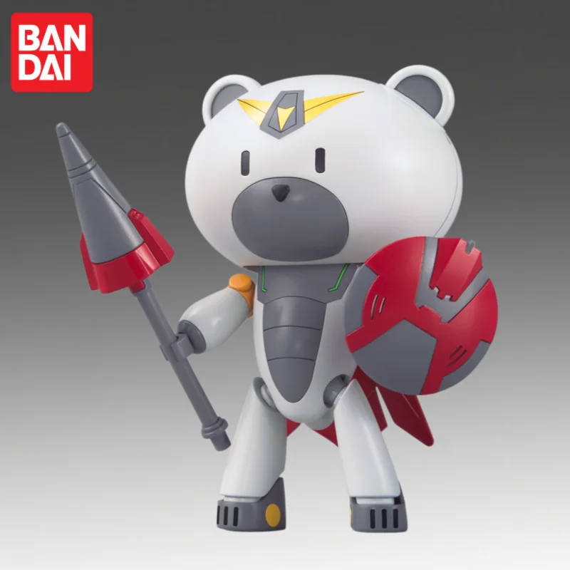 

In Stock Bandai Original Gundam Model Hg1/144 Justice Knight Beargguy Action Figure Model Doll Brand New Boxed Anime Characters