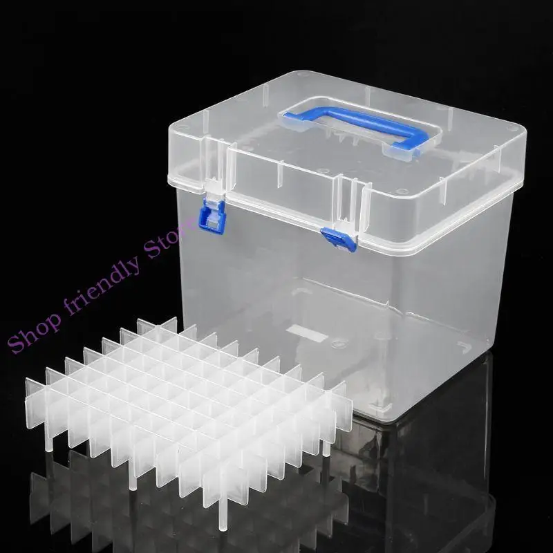 594a transparente Marker Storage Box Container Art Craft Tray Office Desk Organisation