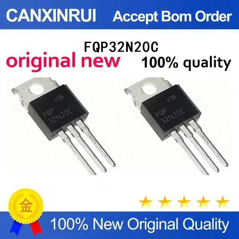 (5-100 Piezas) Nuevo en Existencia 32N20C FQP32N20C TO-220