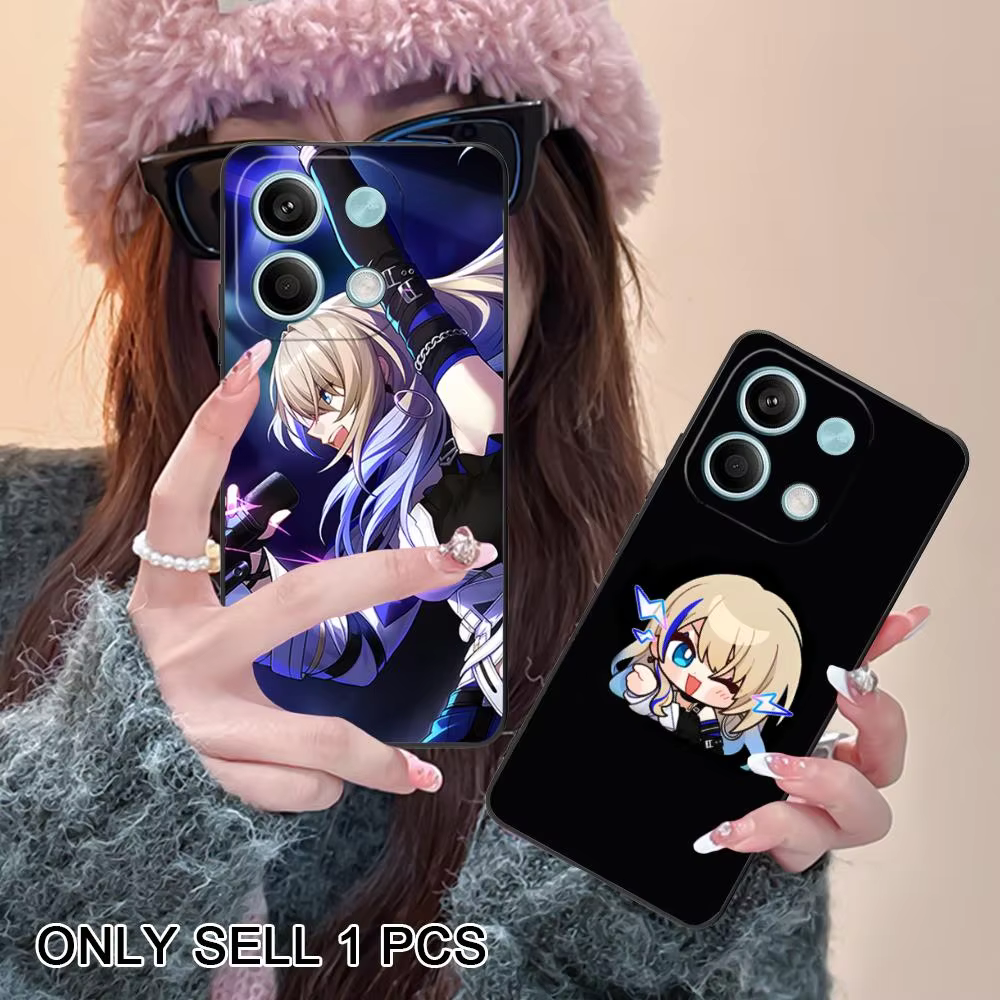 

HSR Serval Phone Case for POCO F8 F7 F6 F5 F4 F3 F2 Pro GT C75 C71 C65 C61 C40 Pro Ultra Soft TPU Shockproof Cover