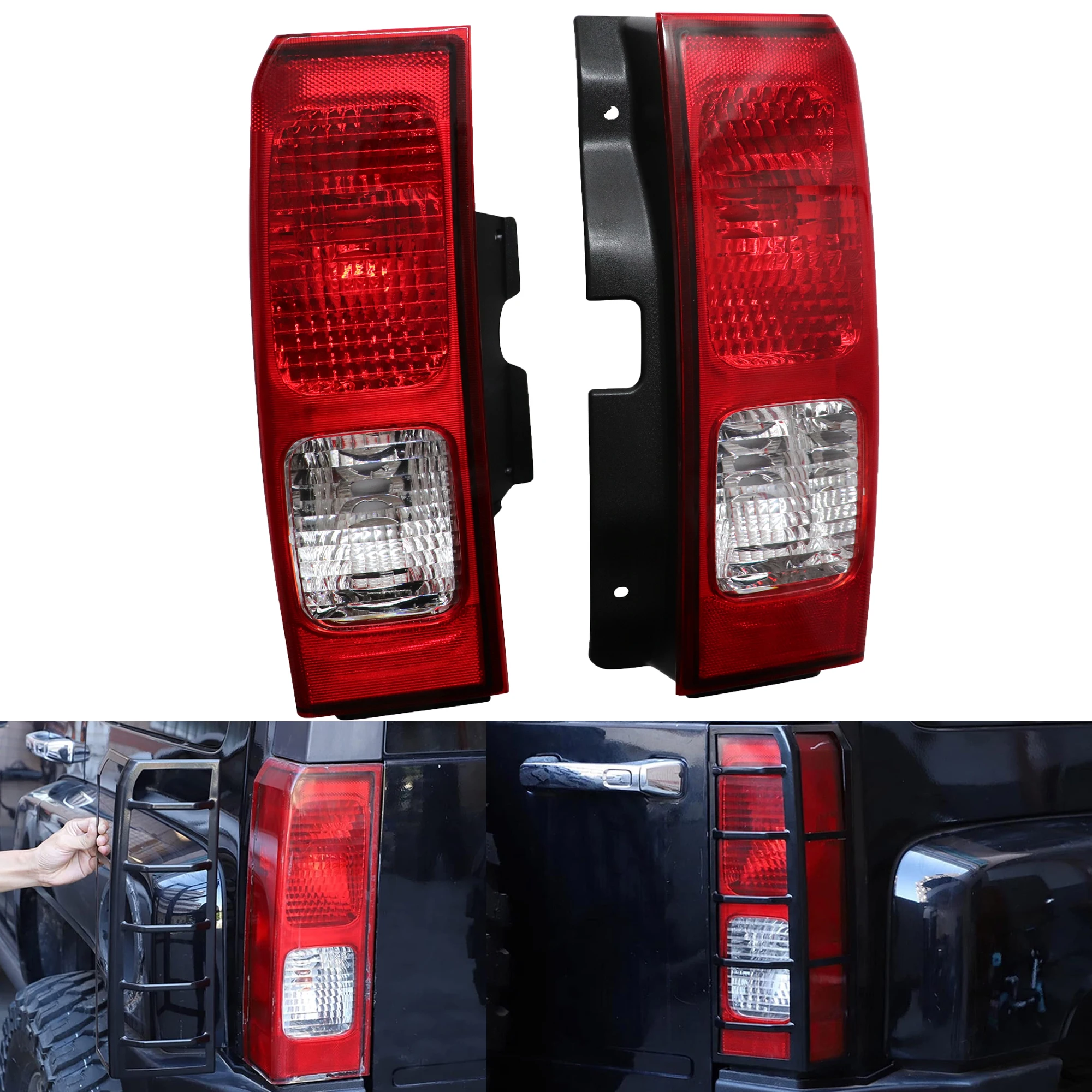 Rear Passenger Side/ Driver Size Tail Lamp Assembly 19259479,19259480 For Hummer H3 H3T SUV