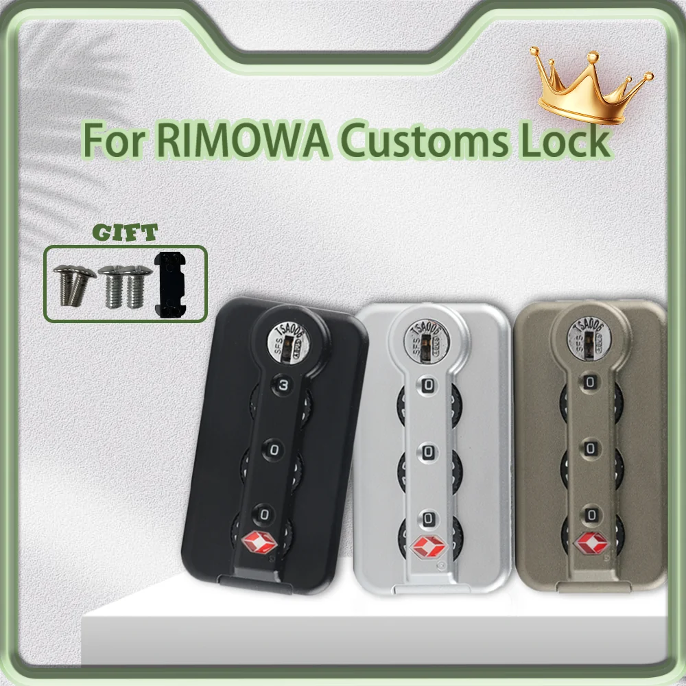 For Rimowa Original Combination Lock Customs Lock Fixed lock TSA006 Luggage Accessories Suitcase Trolley Case Replacement Repair