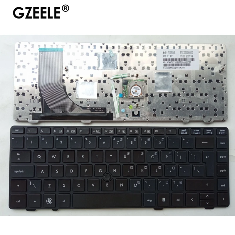 US/AR/RU Laptop Keyboard For HP Probook 6360B 6360T 6450B 6455B 6460 6460B 6465B