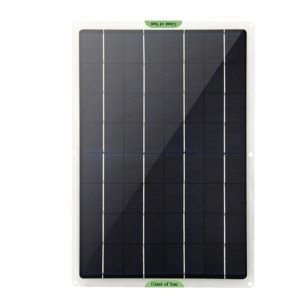 

20W 12V Portable Solar Panel Battery Maintainer, Solar Trickle Charger with Alligator Clip for Car RV Boat Motorcycle