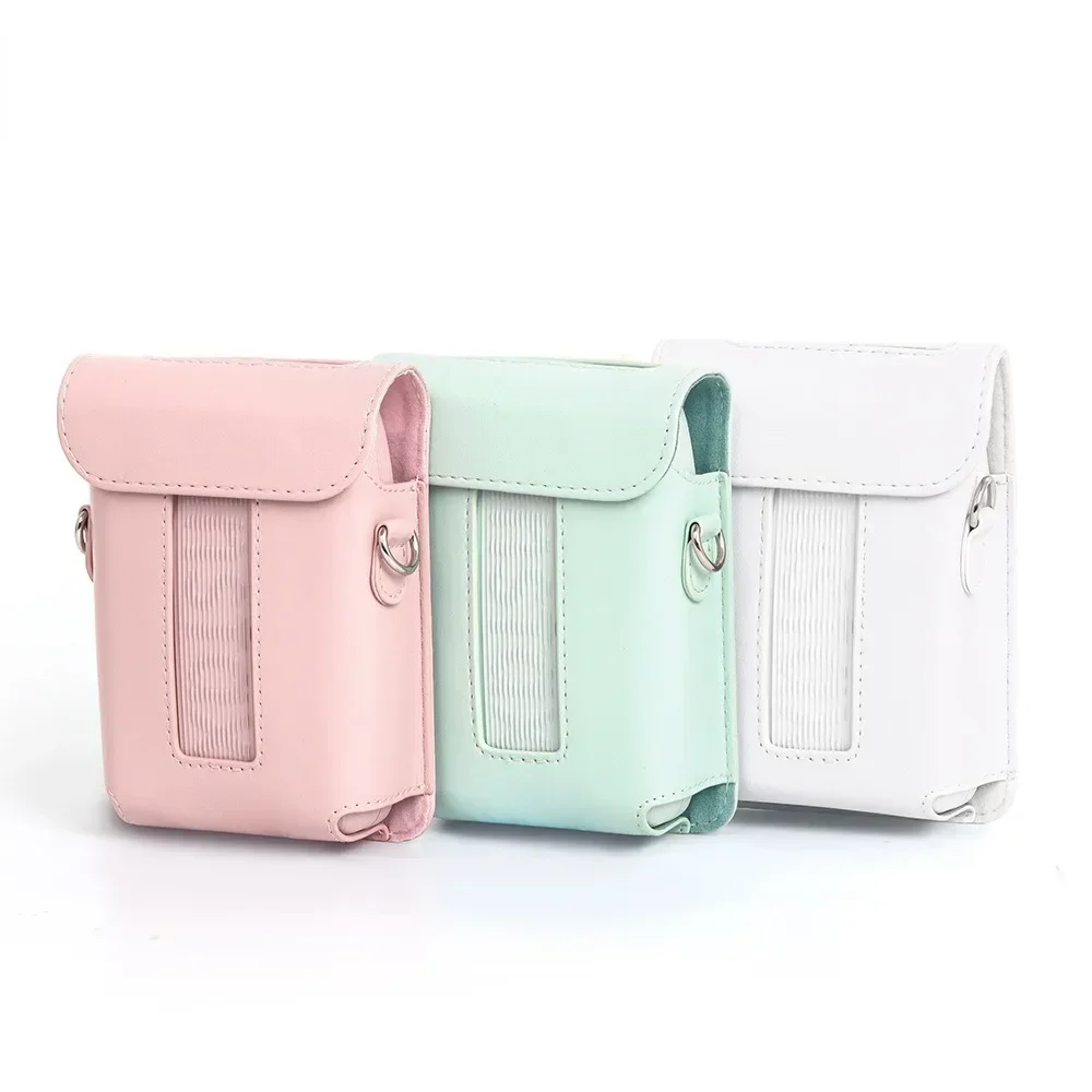 

PU Leather Printer Carrying Case Retro Shockproof Storage Bag Dustproof Anti Drop for Fujifilm Instax Mini Link 3