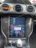 Qualcomm android 11 kohle faser tesla bildschirm multimedia stereo für ford mustang 2015 2016 2017 2018 2019 gps player head unit 2
