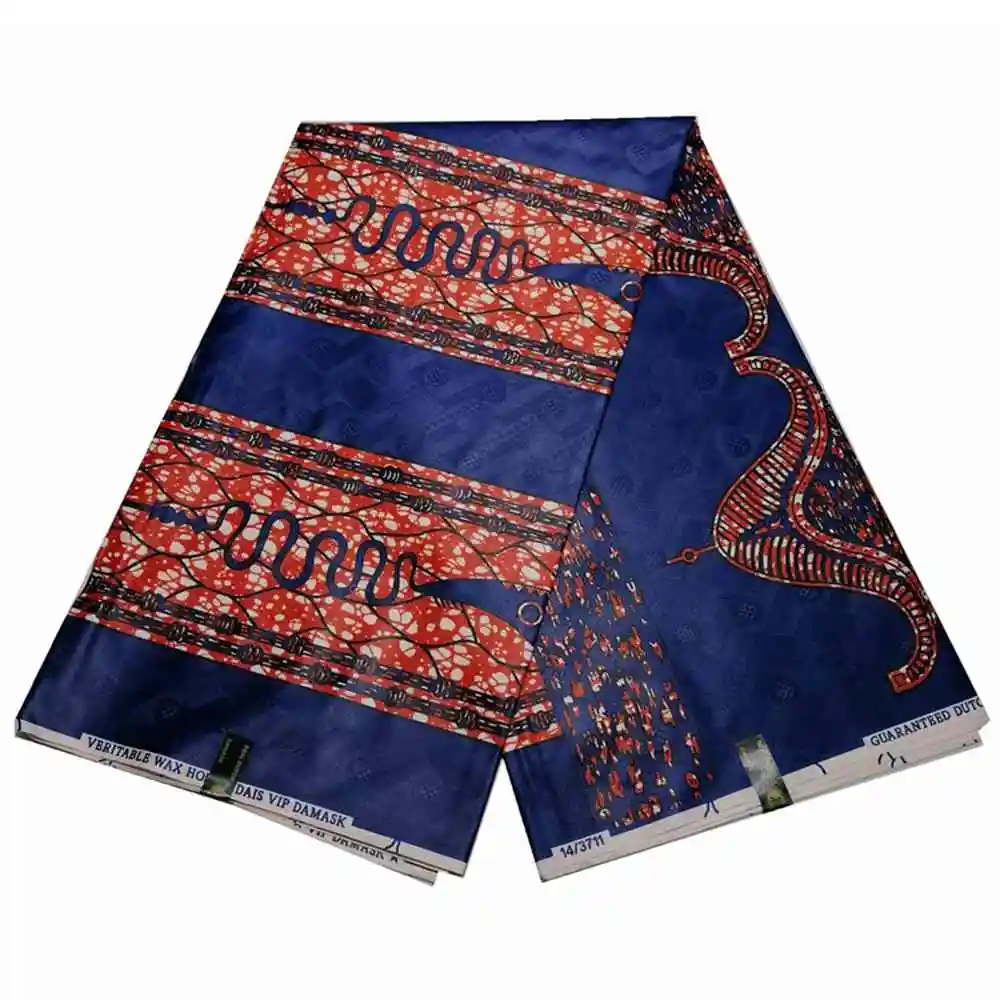 Echte Nederlandse Super-W Gegarandeerd Super Echte Bazin Print Stof Hollandais Pagne Afrika Jurk 100% Polyester Tissuin Super Java