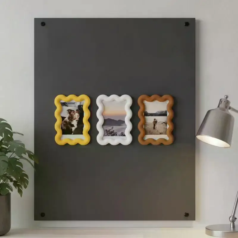 Magnetic Picture Frames For Refrigerator Fridge Color Photo Frame Magnets Album Valentine's Day Gift Anniversary