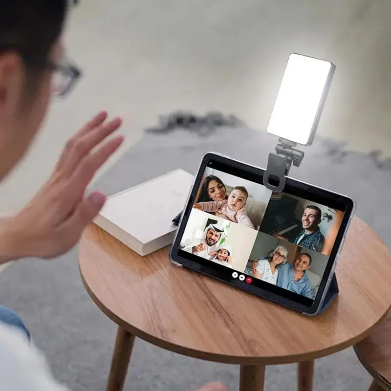 Mobile Phone Fill Light Handheld LED Live Broadcast Selfie Light Computer Fill Light Video Conference Mobile Phone Fill-in Light