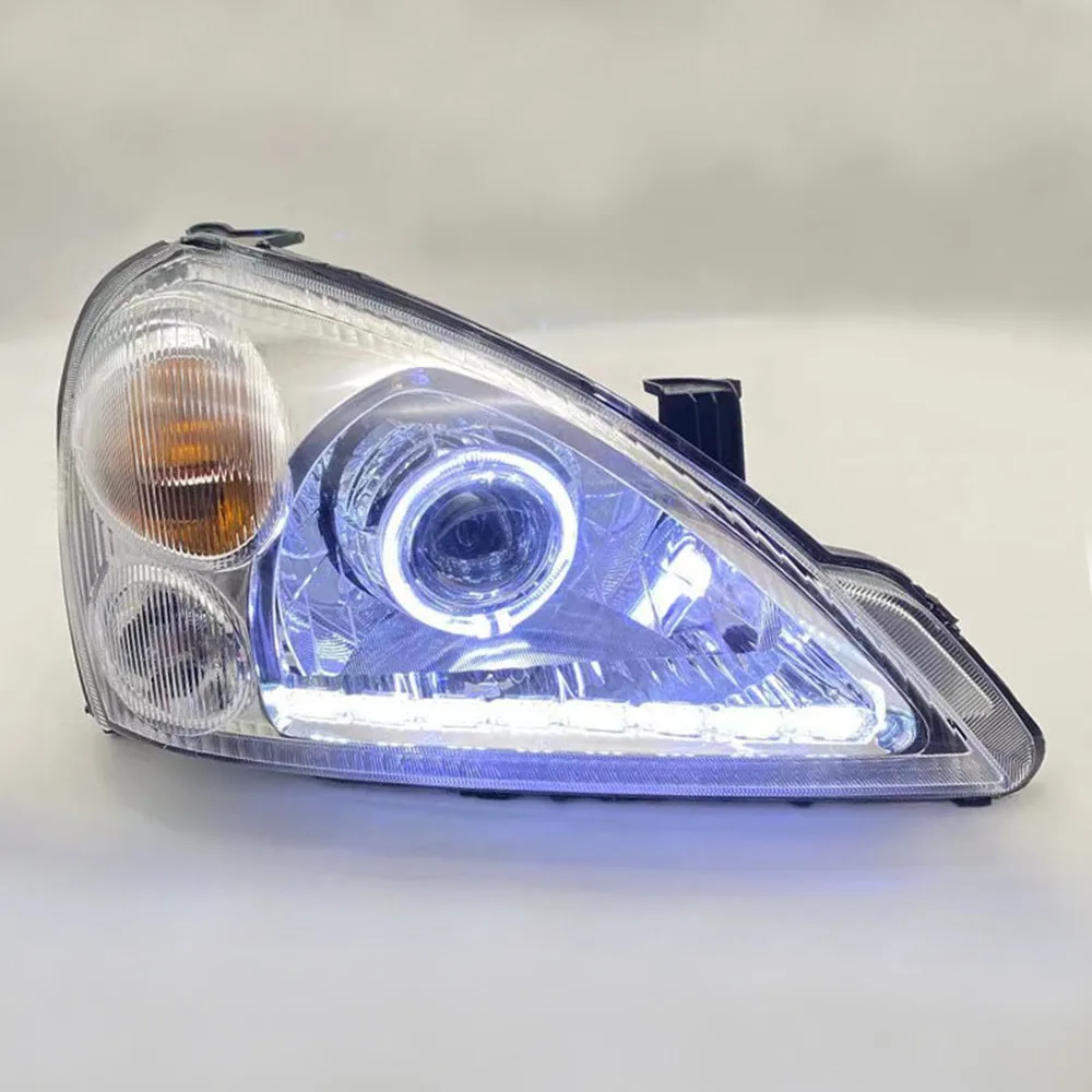 LED headlight assembly for Suzuki Liana angel eye bi-lens xenon hid lamp low high beam streamer turn signal