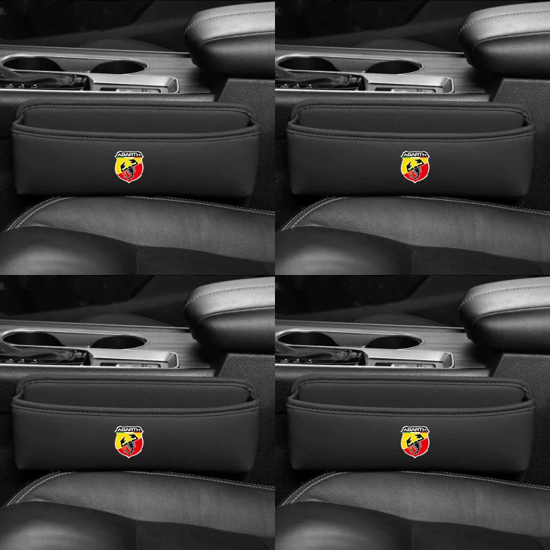 Multifunzione Seggiolino Auto Gap Organizer Sedile Fessura Scatola di Immagazzinaggio per Fiat Abarth 595 Abarth 500 Abarth 124 Spider Accessori