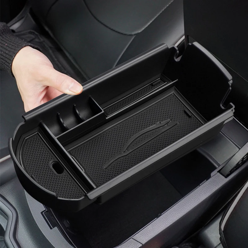 Car Center Console Armrest Box Phone Card Organizer Storage Box For Toyota CHR C-HR 2016 2017 2018 2019 2020 2021