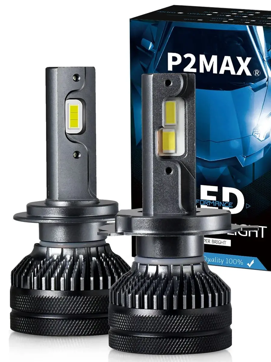 Lange Lebensdauer K6C LED Leistungsstarke H1 H7 H4 H11 H8 9005 9006 9012 HB3 HB4 HIR2 880/H27 4300 K 6000 K 110 W/2 PCS für Auto Scheinwerfer Lichter