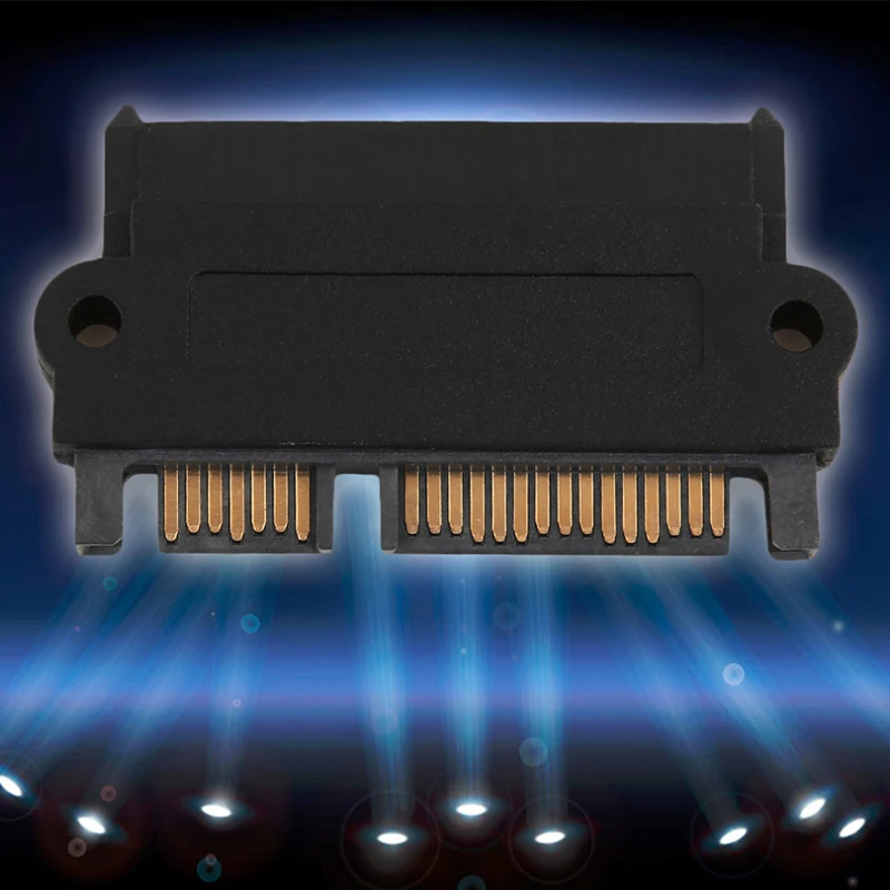 SFF-8482 SAS naar SATA-adapter 180 graden hoekconverter Rechte header Duurzaam draagbaar voor pc-computer U.2 naar SATA3.0 6G Riser