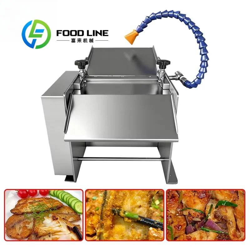 Venta Directa de Fábrica de Máquinas Peladoras de Piel de Pescado Automáticas de Alta Velocidad, Máquinas Peladoras de Tilapia y Máquinas Peladoras de Bagre