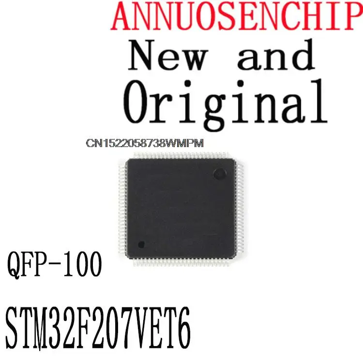 10PCS STM32F207  QFP-100 STM32F207VET6