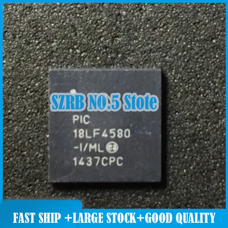 2pcs/lot PIC18LF4580-I/ML QFN44 chips Electronic components