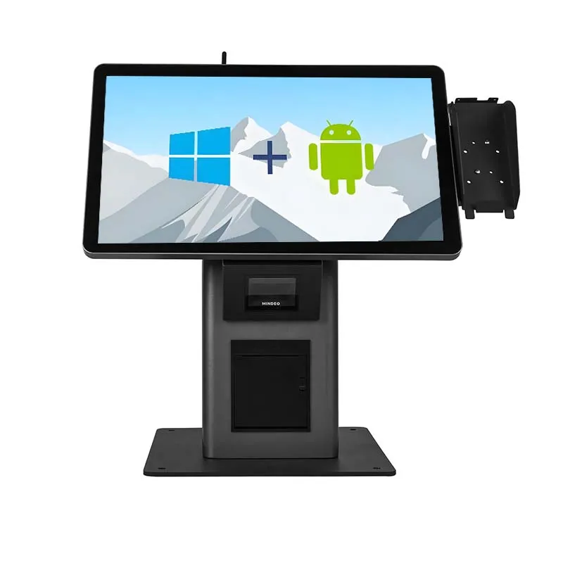 Terminal POS All-in-one Machine Self Service Machine 21.5-inch Touch Screen LCD Display Self-service Payment