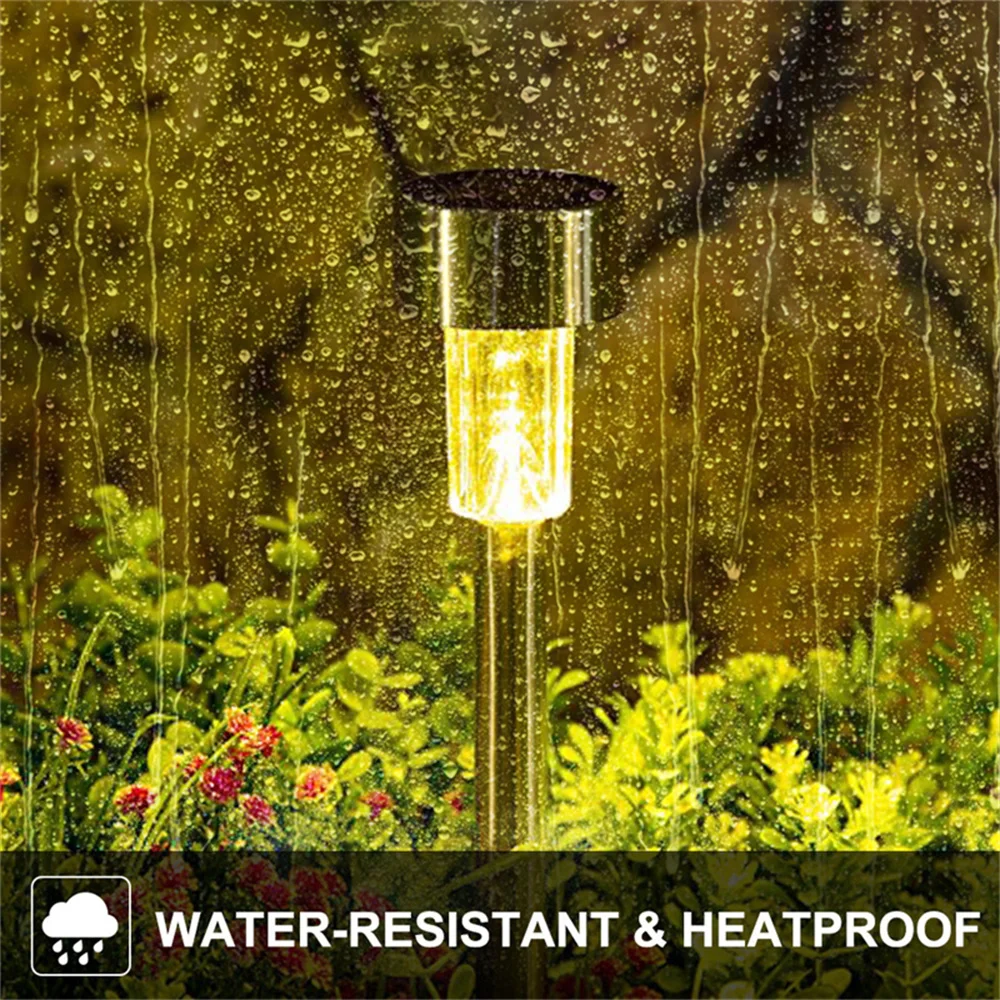 

Outdoor Solar Lights Garden Lights Solar Powered Lamp Lantern Waterproof Landscape Lighting Pathway Yard Lawn Garden Decoration