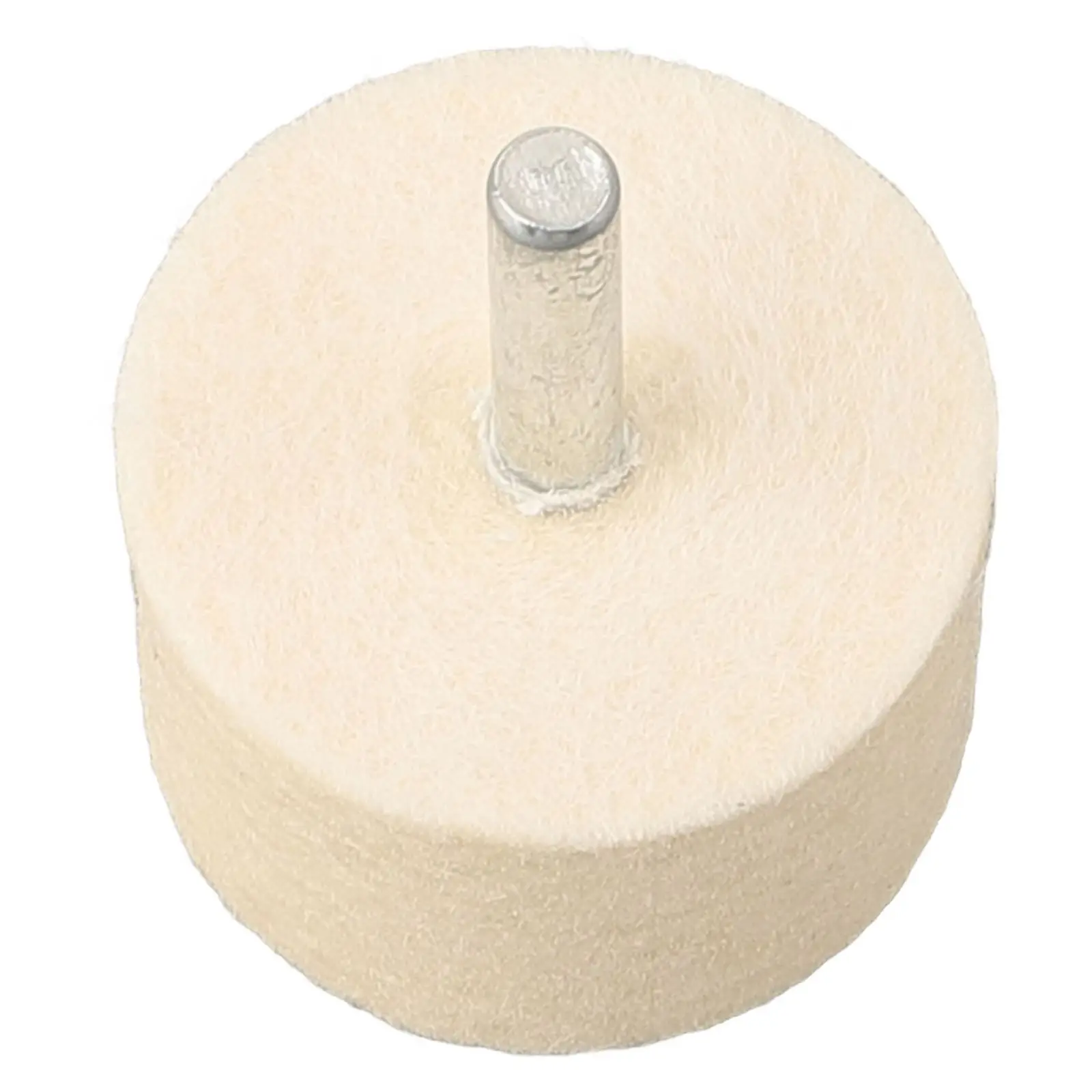 6mm Shank Wool Felt Mounted Polishing Wheel Buffing Grinding Head For Rotary-Dremel Tools For Metal Glass Grinding Head