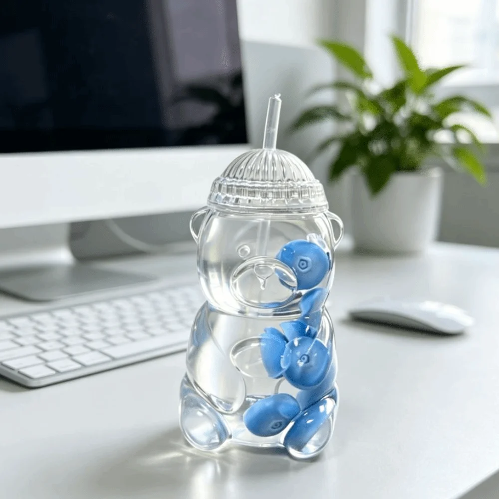 New Item Cartoon Bear Squishy Simulation Fruit TPR Fidget Slow Rebound Maltose Filled Slow Rising Gifts
