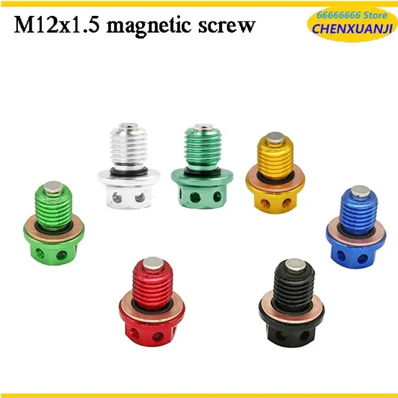 Suitable for Motorcycle M12x1.5 Oil Drain Plug Bolt Accessories M12x1.5 Magnetic Oil Drain Plug Bolt