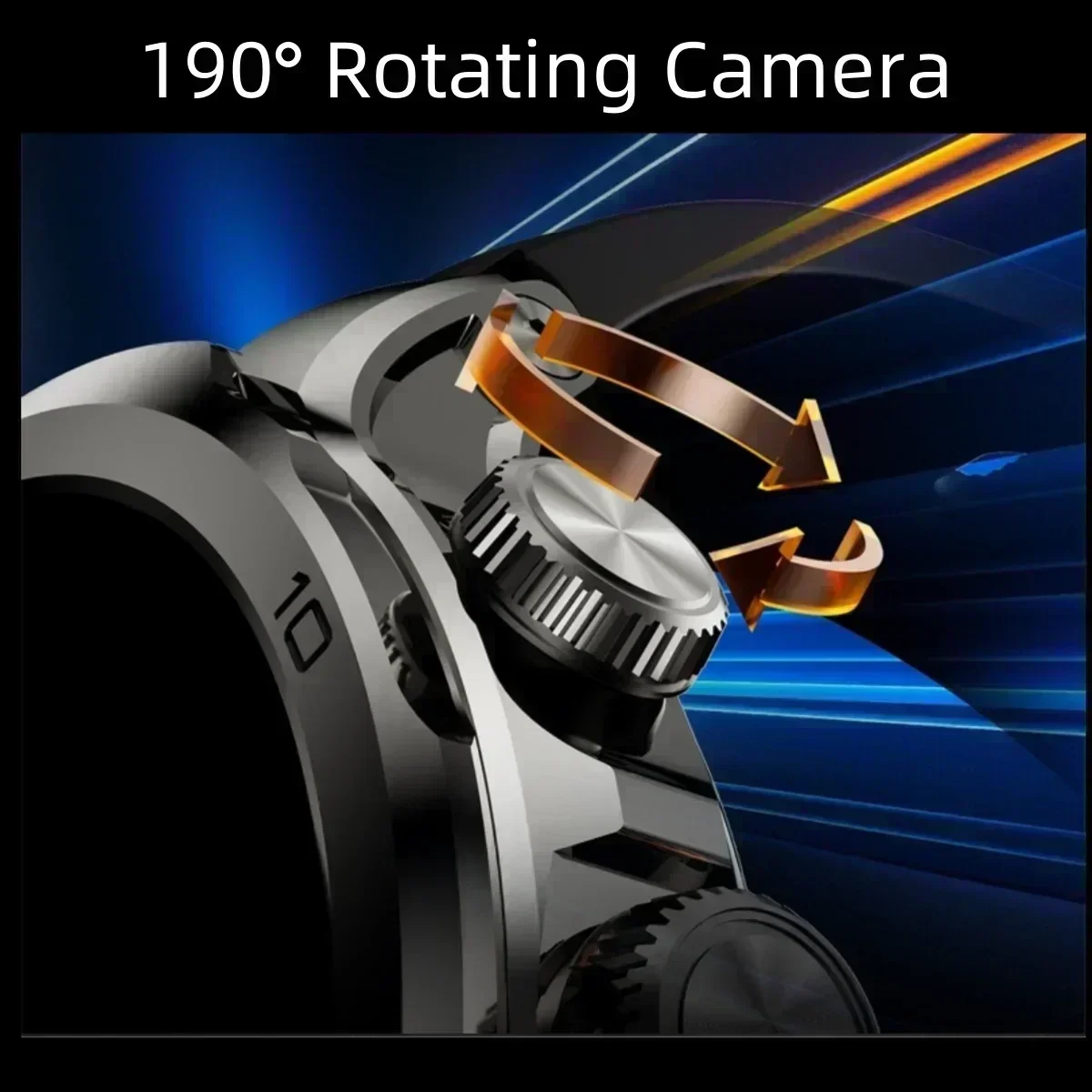 H19 4G LTE Full Network Android Smart Watch 32GB+256GB 900W Rotating Camera GPS WIFI Google Play Store Download Application