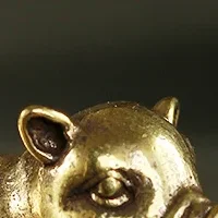 Brass Creative Small Bronze Pig Figurines Chinese Zodiac Pig Ornaments Metal Pendants Ornaments Desktop Decoration Home Decor