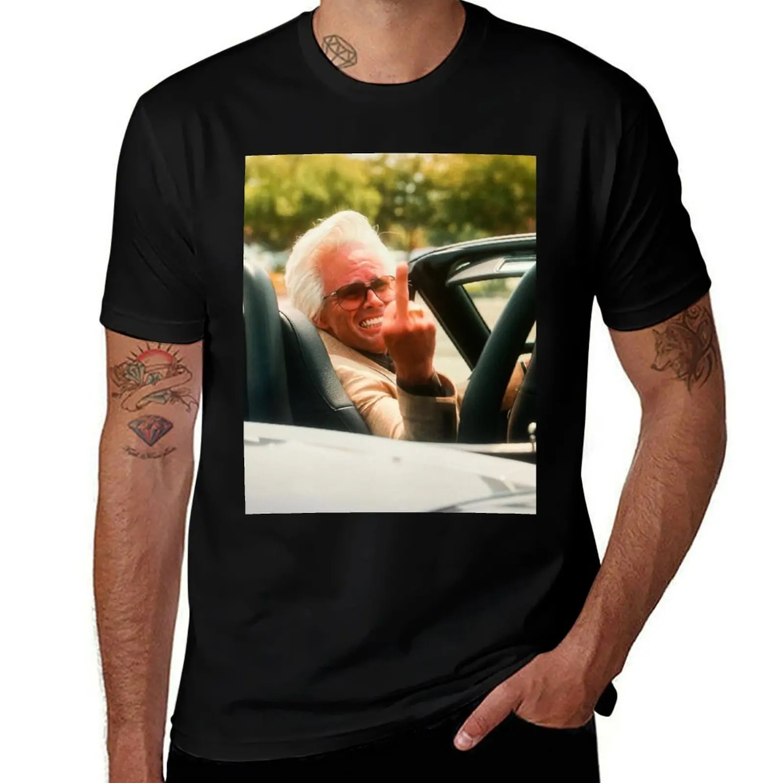 

Baby Billy Middle Finger Funny Moment T-Shirt summer 2025 kawaii clothes blue archive men graphic t shirts