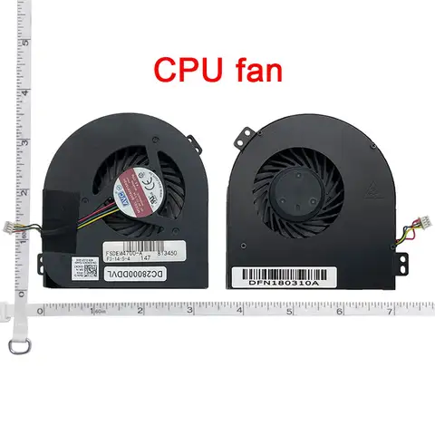 Gzeel 새로운 CPU 냉각 팬 Dell Precision M4700 CPU GPU 팬 쿨러 01G40N 0CMH49 MG60120V1-C170-S9A 팬 MG60150V1-C030-S9A