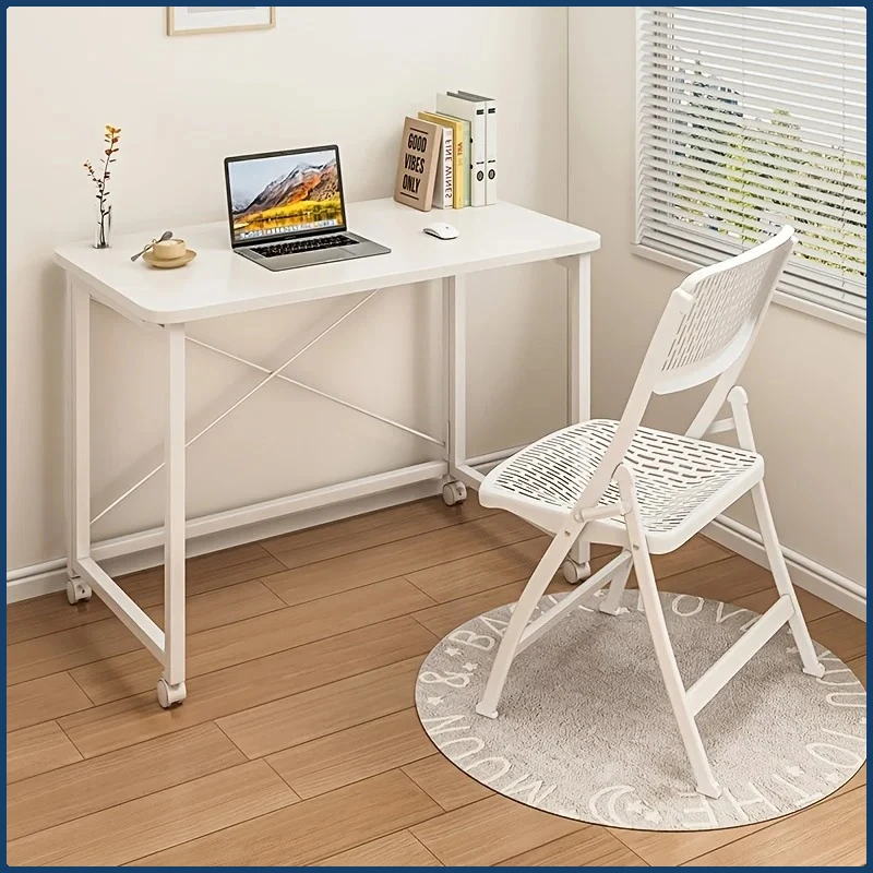 

Folding desk, movable desk, home student computer desk, study desk, bedroom bedside desk, office desk computer desk