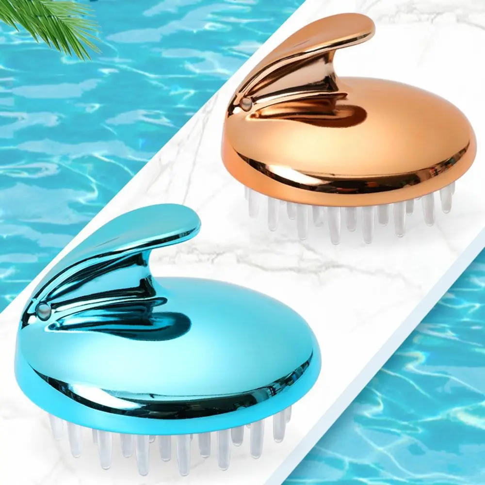 

Portable SPA Household Shampoo Comb Handheld Exfoliating Hair Washing Comb Anti-Itch Silicone Shower Brush Men