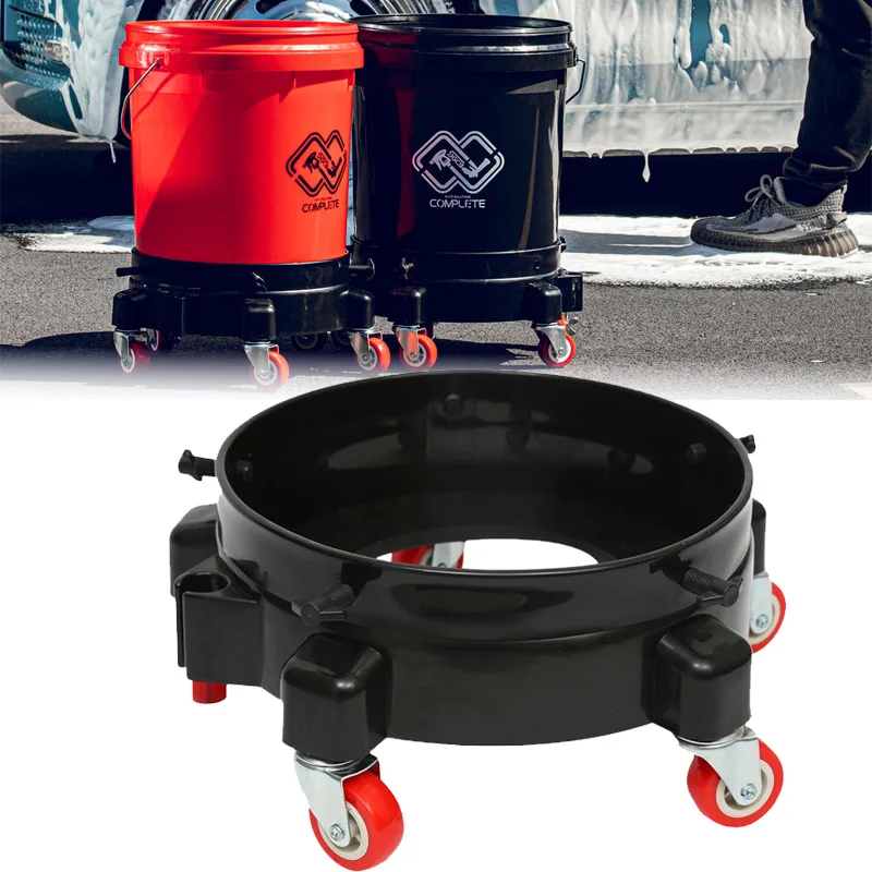 Removable Bucket Dolly Cart 360 Degree Swivel Wheels for 2 5 To 6 Gallon Buckets Car Wash Storage Tray Universal Utility Caddy​