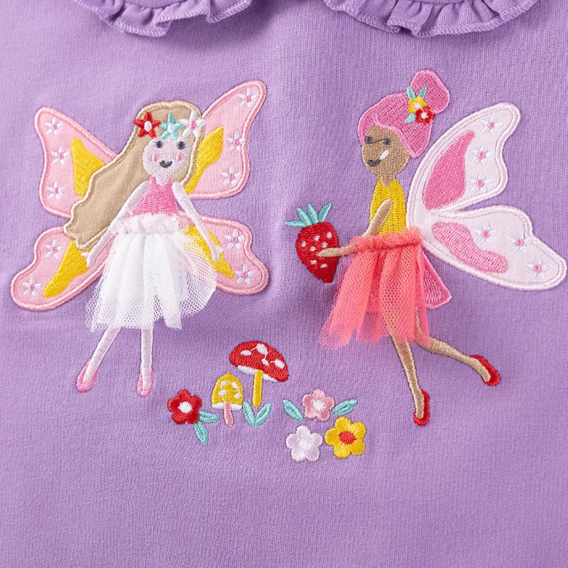 

Children's Clothing Cartoon Patch Embroidered Girls' Set Autumn Cute Children's Set