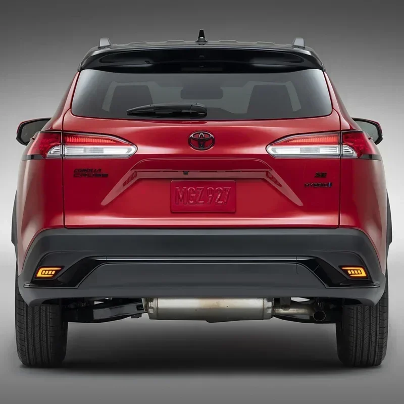 

Автомобильные светодиодные лампы заднего бампера для Toyota Corolla Cross 2023 2024, стоп-сигнал, указатель поворота, резервный отражатель, задний противотуманный фонарь