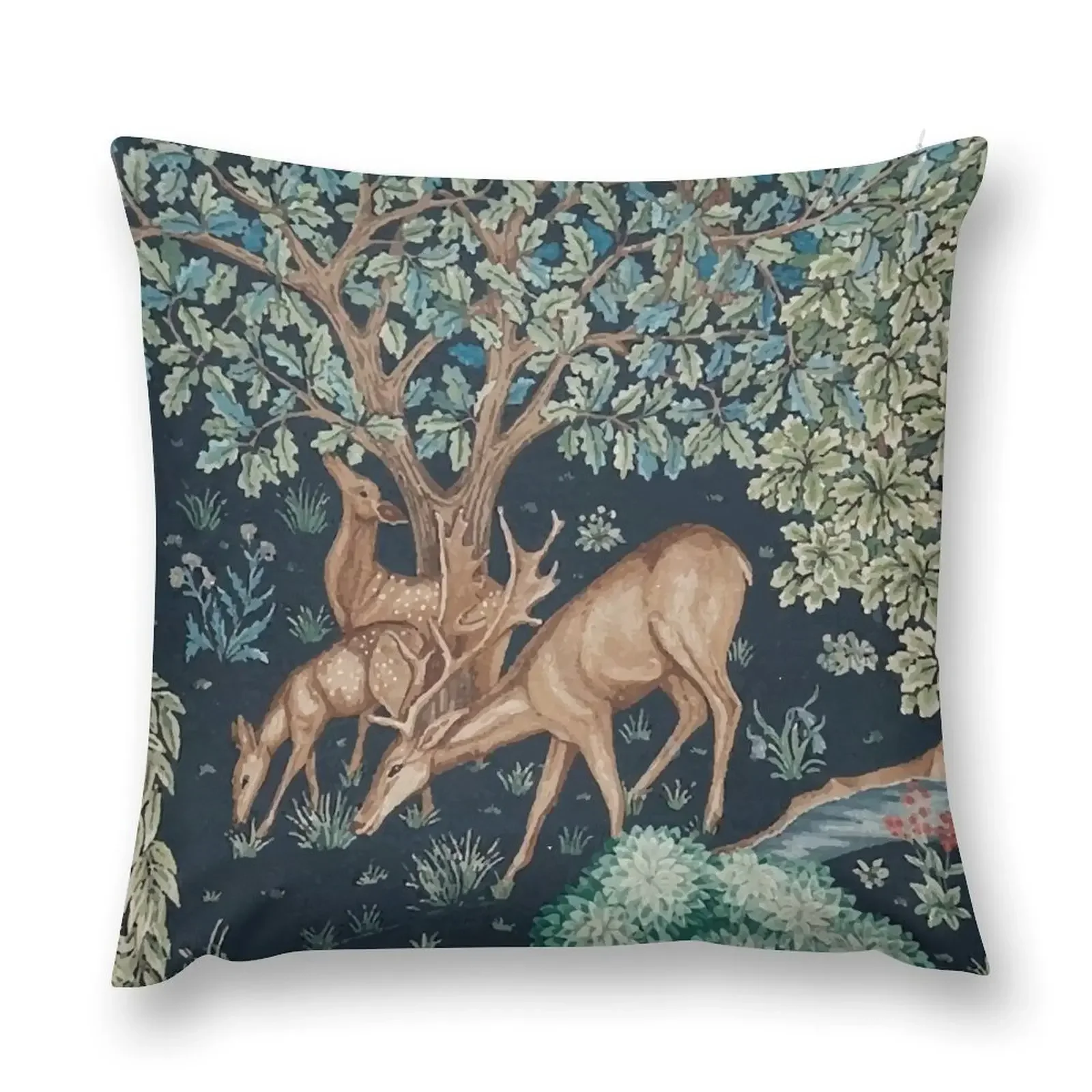 

William Morris - The Brook Throw Pillow Cushions For Decorative Sofa Couch Cushions Luxury Pillow Case pillow