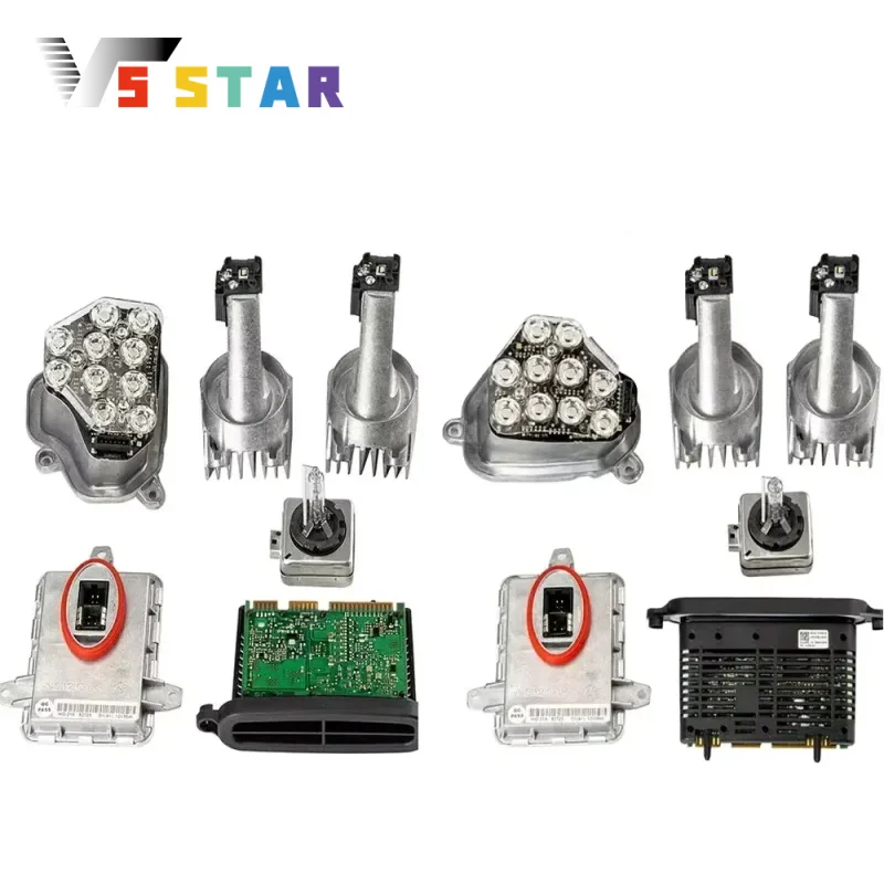 

63-21-7-217-509 63-12-7-262-731 Rear Right + Left Xenon Ballast Bulb LED Module Diode Kit For 2012-2013 BMW ActiveHybrid 5