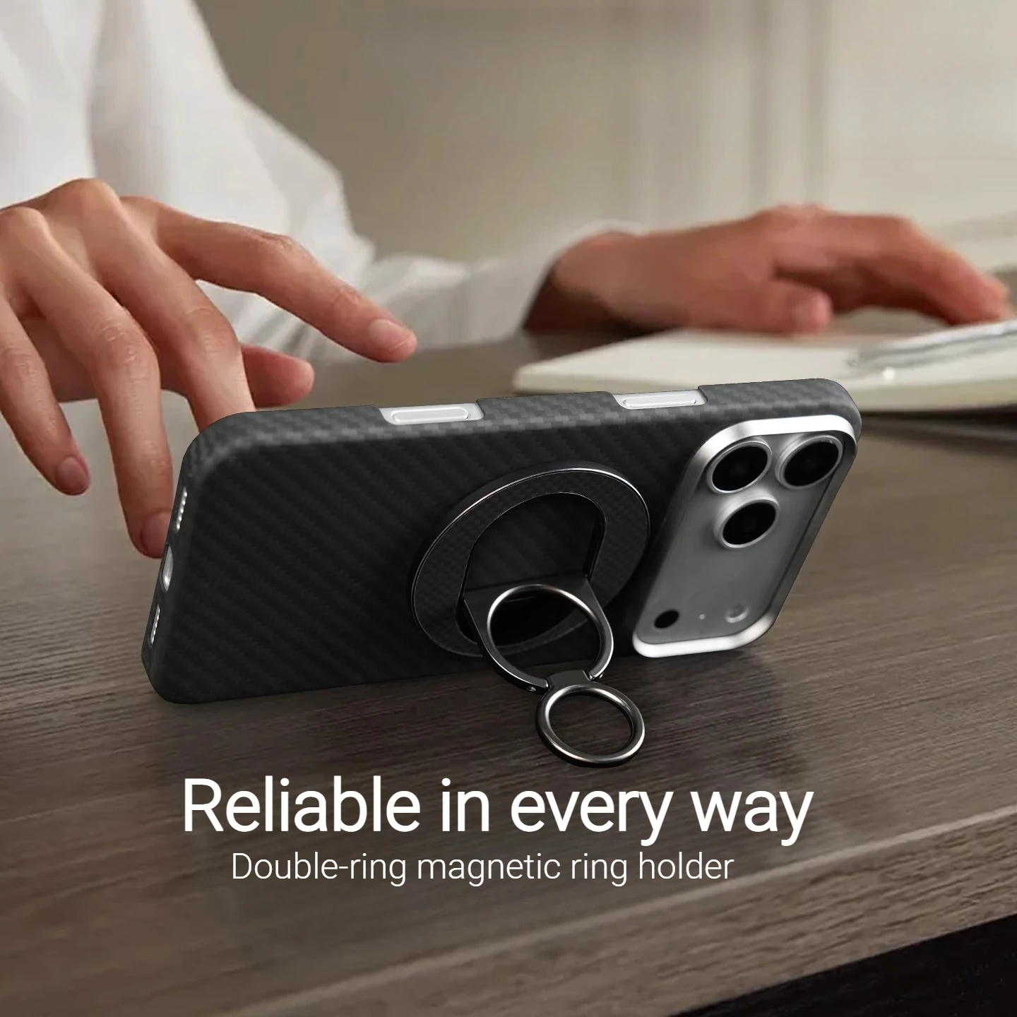 

Новый магнитный держатель для телефона, портативный многофункциональный кольцевой зажим, регулируемый магнитный кольцевой держатель для чехла IPhone 17.