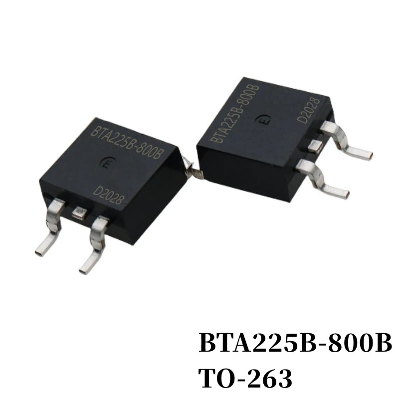 ไทริสเตอร์ SMD BTA225B-800B BTA225B-600B 5 ~ 500ชิ้น25A 600V/800V TO-263 Triac ชิปขนาดใหญ่