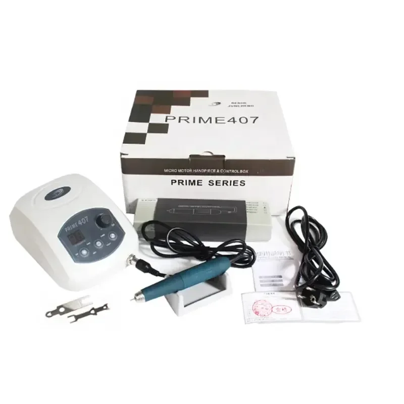 230W Dental Micromotor Equipment Brushless Strong Micro Motor Handpiece 50000RPM Speed for Jewelry Nail Carving Polishing