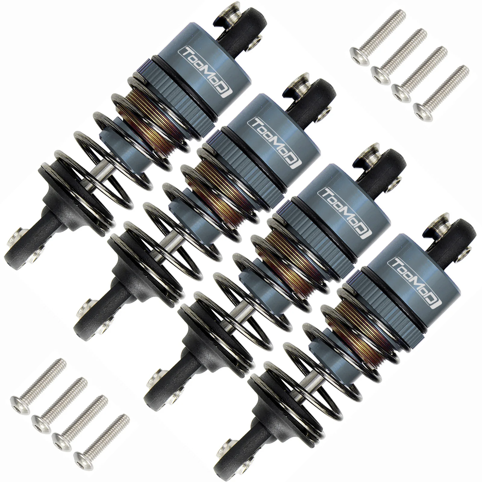 1/10 RC Oliegevulde Schokdemperkit voor ARMMR HSP LosiTamiya TT02 TT01 WR-02 M05 M06 TA05 On Road Auto Drift Auto Upgrade Onderdelen