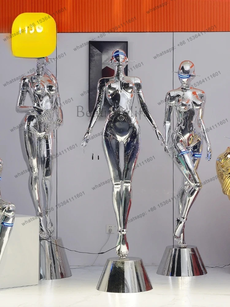 Sculpture Goddess Large Technology Figure Decoration Bar Club Ktv Decoration