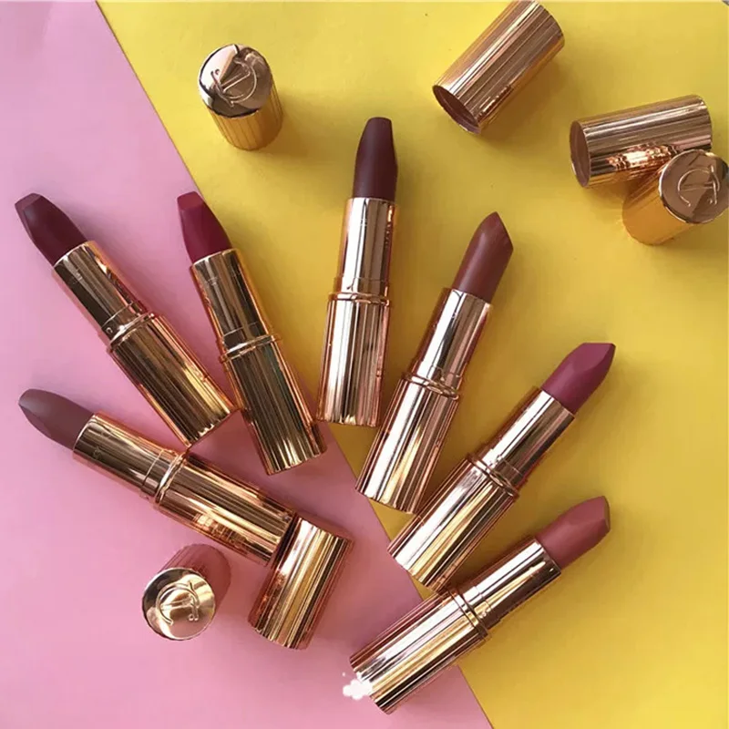 Charlotte Tilbury – Rouge à lèvres multi-variétés, effet gelée, fini mat, facile à appliquer, gloss naturel, maquillage cosmétique