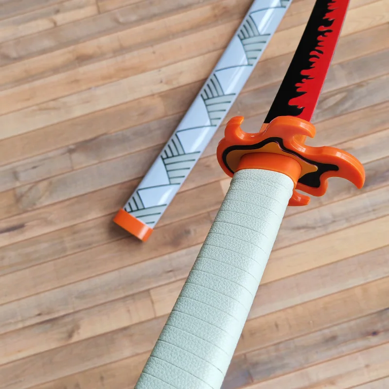 Anime bambu katana kimetsu no yaiba cosplay arma demônio slayer espada zenitsu kyoujurou tanjiro espadas