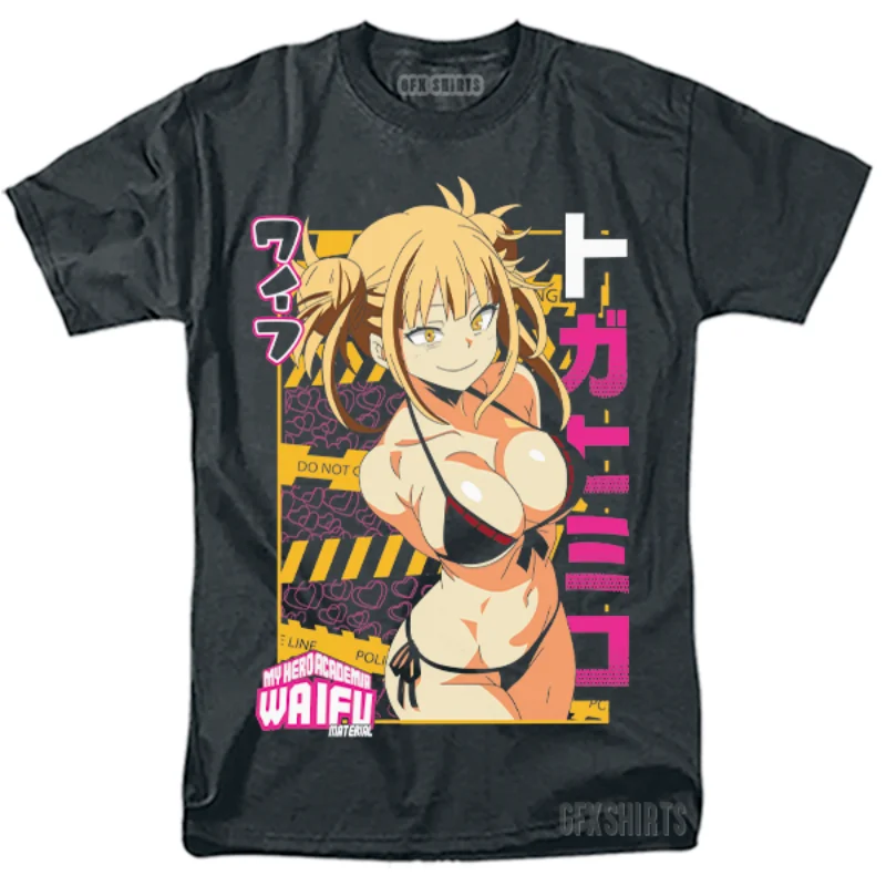 Himiko Toga Shirt Boku No Hero Academia Hentai Waifu Anime Cosplay Girl Manga T-Shirt